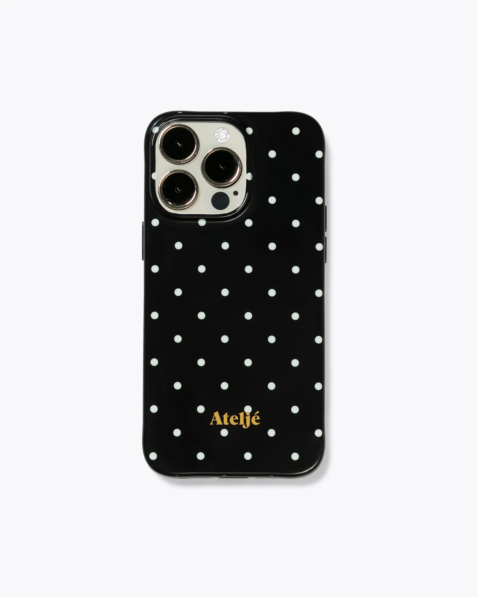 Black polkadot case with Hit the spot cord - Image 3