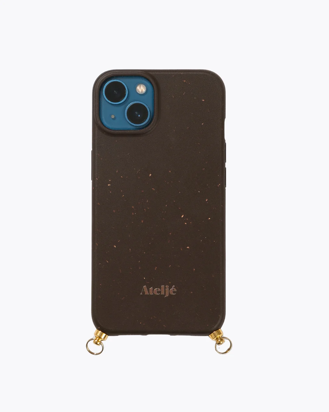 Biodegradable iPhone case - no cord | Brown bio