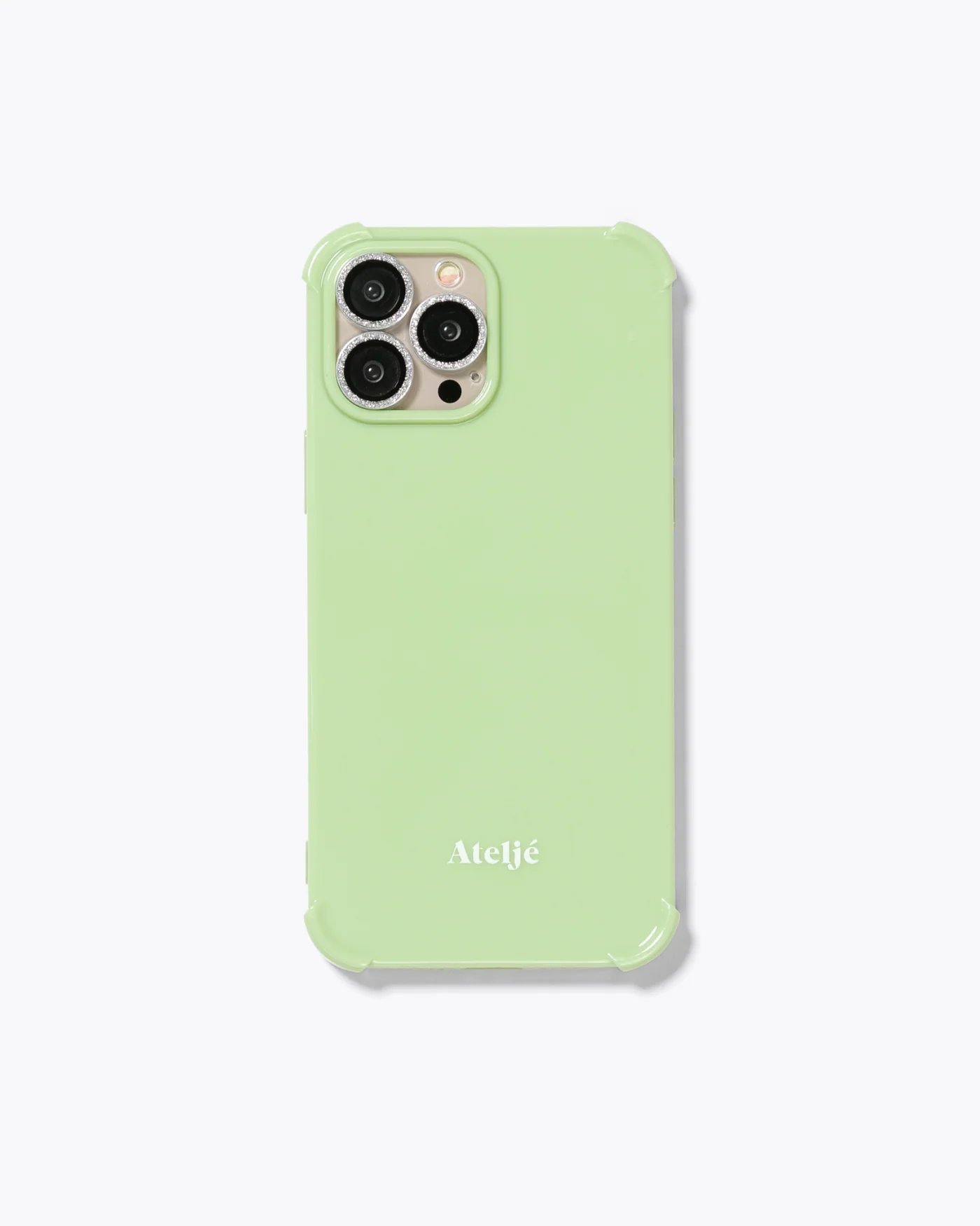 Recycled iPhone case - no rings | Matcha - Image 3