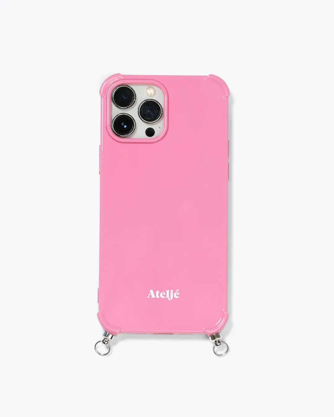 Motel pink recycled case with Love you bye cord - Image 3