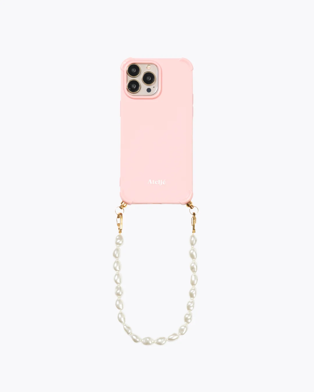 Recycled iPhone case - no cord | Pink clay - Image 4