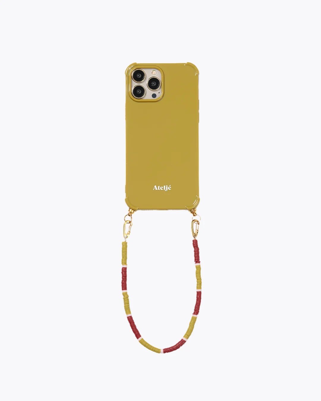 Pistachio green recycled iPhone case with Faded fall cord